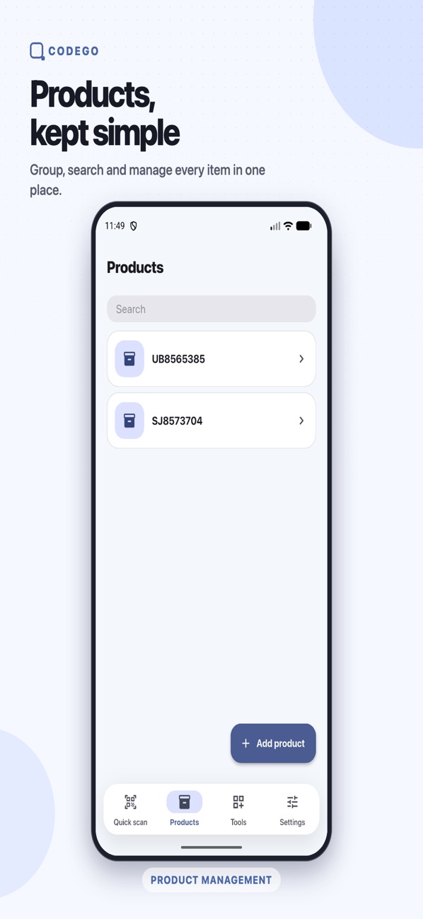 CodeGo – QR & Barcode — official iPhone App Store screenshot 4